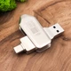 Металлический USB флеш накопитель XO U50 32GB OTG Type-C - USB 3.0 - изображение 1