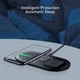 Бездротовий зарядний пристрій для телефону та AirPods Baseus Simple 2in1 (18W). Crystal - зображення 5