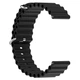Ремешок силиконовый Primolux Ocean для часов Samsung Gear S3 Classic SM-R770 / Frontier S3 - Black - изображение 2