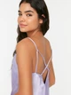 Ночная рубашка женская Trendyol THMSS22GC0018 36 Lila (8683046431247) - изображение 3