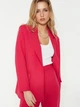 Пиджак удлиненный женский Trendyol TWOSS23BC00014 36 Фуксия (8683048414835) - изображение 2