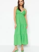 Сарафан женский Trendyol TWOSS23EL00025 38 Green (8683048233832) - изображение 7