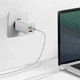 Сетевое зарядное устройство Мощный адаптер Baseus 65W GaN2 Lite QC4.0+PD3.0 1USB+1Type-C 5A White (CCGAN2L-B02) - изображение 8
