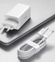 Сетевое зарядное устройство Baseus 65W Quick Charge GaN5 Pro QC4.0+PD3.0 1USB+2Type-C 5A + кабель Baseus Type-C to Type-C 100W 20V/5A 1м White (CCGP120202) - изображение 9