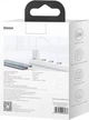 Сетевое зарядное устройство Baseus 25W 1Type-C Super Si Quick Charger QC3.0+PD3.0 3A + кабель Baseus Type-C to Type-C 3A 1м White - изображение 12