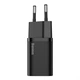 Сетевое зарядное устройство 25W Baseus 1Type-C Super Si Quick Charger QC3.0+PD3.0 3A (CCSP020101) Black - изображение 3