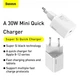 Сетевое зарядное устройство Baseus 30W 1Type-C Super Si Quick Charger PD3.0 3A White (CCSUP-J02) - изображение 12