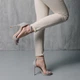 Женские босоножки Fashion Worthy 3996 39 размер 25 см Серый - изображение 2