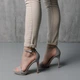 Женские босоножки Fashion Worthy 3996 39 размер 25 см Серый - изображение 5