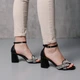 Жіночі босоніжки Fashion Mira 3985 38 розмір 24,5 см Чорний - зображення 3