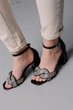 Жіночі босоніжки Fashion Mira 3985 38 розмір 24,5 см Чорний - зображення 7
