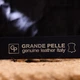 Мужской кожаный ремень GRANDE PELLE 3,4х120 см Синий 000228607 - изображение 7