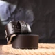 Стильный мужской кожаный ремень GRANDE PELLE Leather Belt 21462 Коричневый - изображение 8
