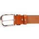Якісний чоловічий шкіряний ремінь GRANDE PELLE Leather Belt 21472 Рудий - зображення 3
