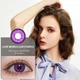 Линзы цветные Magister без диоптрий фиолетовые Violet 0098FL + контейнер для хранения - изображение 5