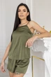 Комплект пижама + халат MiaNaGreen К1020п 60 Хаки - изображение 2