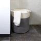 Корзина для хранения текстильная с ручками, белый/серый MVM TH-15 GRAY/WHITE - изображение 11