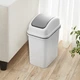 Відро для сміття 15 л з кришкою пластикове MVM BIN-12 15L GRAY - зображення 7