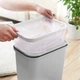 Відро для сміття 15 л з кришкою пластикове MVM BIN-12 15L GRAY - зображення 10