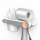 Держатель для фена MVM округлый пластиковый серый BP-33 white/gray - изображение 5
