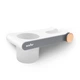 Держатель для фена MVM округлый пластиковый серый BP-33 white/gray - изображение 3