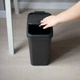 Мусорное ведро с крышкой 10 л черное BIN-04 10L ANTHRACITE - изображение 3