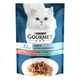 Влажный корм Purina Gourmet Perle Duo для взрослых кошек с лососем и сайдой 52шт*85г - изображение 1
