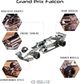 Коллекционная модель-конструктор Metal Time Grand Prix Falcon Механический перегонный автомобиль Формула-1 (MT035) - изображение 3