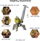 Коллекционная модель-конструктор Metal Time Mighty Machine Механический подъемный кран (MT055) - изображение 3