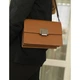 Сумка женская кросс боди из натуральной кожи Genuine leather B-GE23928 рыжая - изображение 2