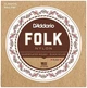 Струны для классической гитары D'Addario EJ32 FOLK NYLON Ball End Silver Wound / Black Treble - изображение 1