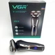 Электробритва VGR V 309 black роторная аккумуляторная водонепроницаемая с плавающими ножами - изображение 1