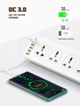 Сетевой фильтр удлинитель 10 EU розеток с 6 USB 2м с защитой с заземлением Ldnio 2500W 10A Белый (SC10610) - изображение 10