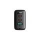 Зарядний пристрій Acefast 65W (1xUSB, 2xType-C) + кабель USB-C 100W black - зображення 3