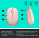 Миша комп'ютерна Logitech M171 Wireless Mouse, Rose (910-006865) (6857588) - изображение 8