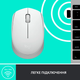 Миша комп'ютерна Logitech M171 Wireless Mouse, White (910-006867) (6857590) - изображение 7