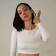 Массажный мяч UP & FORWARD Latex 65 мм Yellow - изображение 4