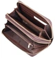 Женский кожаный кошелек на две молнии SТ S5001A Dark Brown - изображение 3