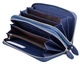 Женский кожаный кошелек клатч на две молнии ST 238-2 Light Blue - изображение 2
