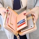 Модний жіночий клатч із бантиком персиковий Store - зображення 2