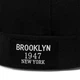 Кепка Докер логотип Brooklyn (Бруклін, міні біні, безкозирка) без козирка Чорний, Унісекс WUKE One size - зображення 3