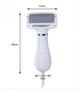 Фен расческа для шерсти собак и кошек Pet Grooming Dryer WN 10 2в1 массажер щетка для груминга животных Белая (DK655997) - изображение 5