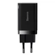 Сетевое зарядное устройство Baseus Super Si Pro Quick Charger Type-C+USB 30W EU Black (CCSUPP-E01) - изображение 1
