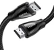 Кабель UGREEN HD140 HDMI Cable with Braided 1.5m Black (80402) - изображение 2