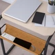 Журнальний столик IKEA OLSEROD 53х50 см антрацит/імітація берези (205.253.56) - зображення 8