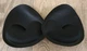 Вкладыши поролоновые пуш ап черные Push up в бюстгальтер купальник 105*105мм толщина 18мм (7076) - изображение 2