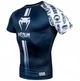 Рашгард Venum Logos Short Sleeves Rashguard Navy Blue White (VENUM-03450-414-M) - изображение 2