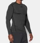 Компрессионная футболка Under Armour ColdGear® Compression Crew Long Sleeve Carbon (1265650-090-S) - изображение 2