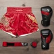 Шорты для тайского бокса Hayabusa Falcon Muay Thai Shorts Red (HFMTS-RD-M) - изображение 3