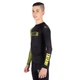 Дитячий рашгард Tatami Kids Essential 3.0 Long Sleeve Rash Guard Black Yellow (ess3-blk-yel-rash-kid-5-6) - зображення 3